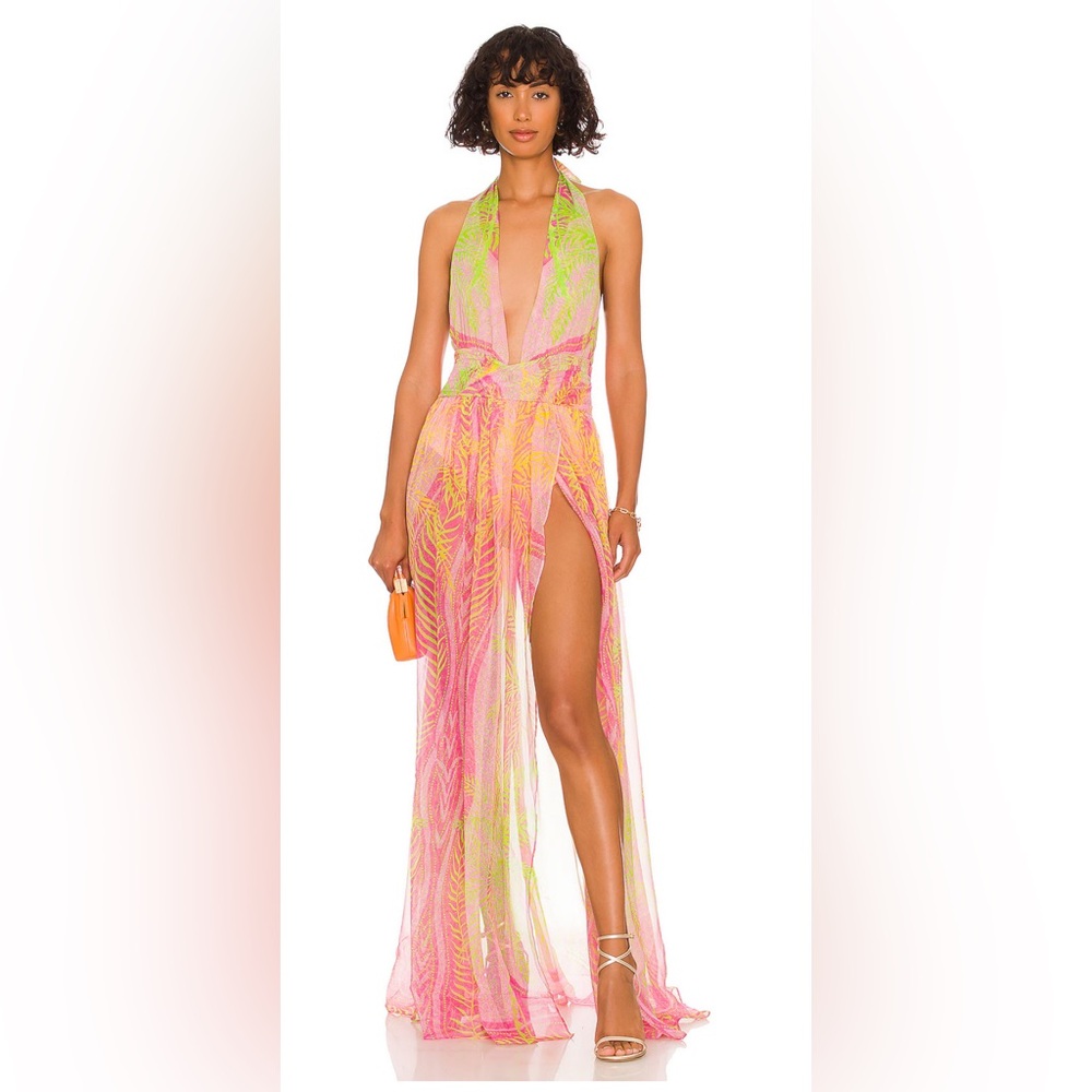 Retrofete Zion Dress in Tropical Palm S